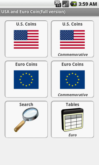 USA and Euro Coins