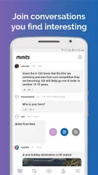 Minits - Social Chats