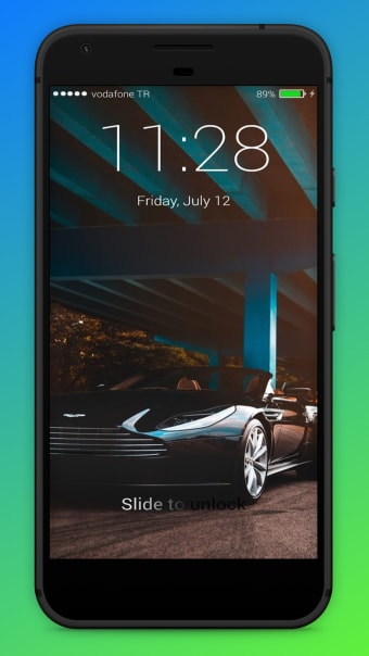 Iphone Lock Screen with 6 Digi