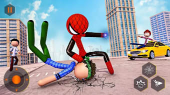 Spider Stickman Superhero Game
