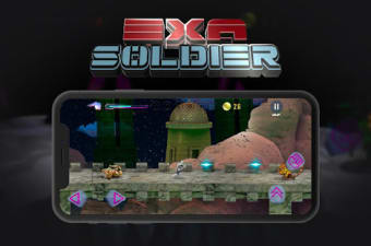 Exa Soldier: platform shooter Metroidvania style