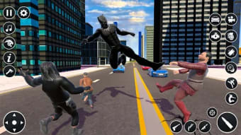 Black 3D Panther Fighting Game