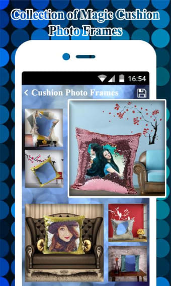 Sequin Magic Cushion Photo Frames – Custom Pillow