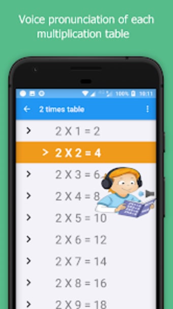 Maths Table: Early Learning Ap