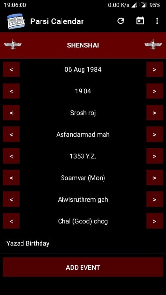 Parsi Calendar