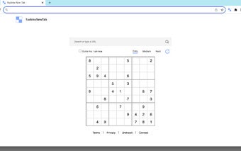 Sudoku New Tab