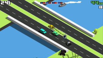 Road of Crossy  Car Chase