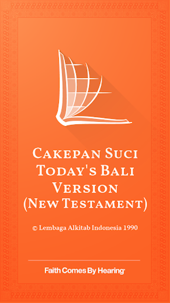 Basa Bali Balinese Bible