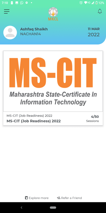 MS-CIT Theory App