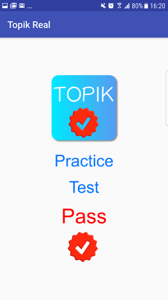 TOPIK Real Test - Exam Korean