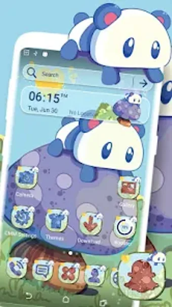 Baby Panda Launcher Theme