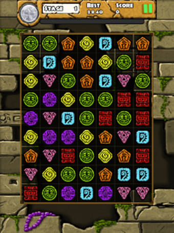 Aztec Temple Quest - Match 3 Puzzle Game