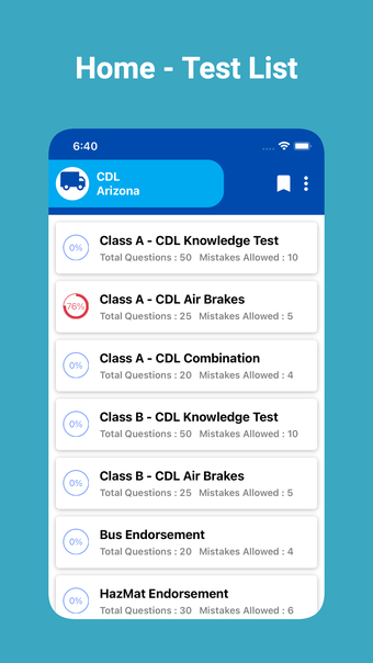 Arizona CDL Prep Test