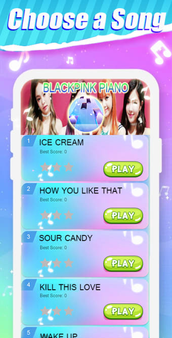 Ice Cream - BLACKPINK Piano Tiles KPOP