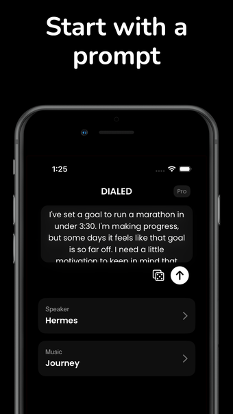 Dialed: AI Pep Talks