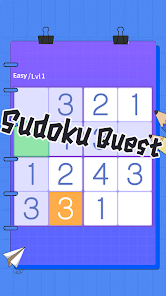 Sudoku Quest-Classic puzzle