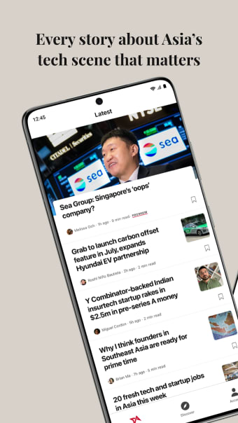 Tech in Asia: News  Reports