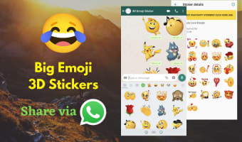3D Emoji Stickers for WhatsApp: Smiley Stickers