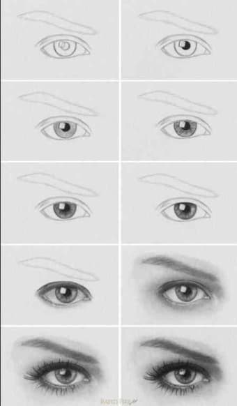 Learn to Draw Eyes Tutorial