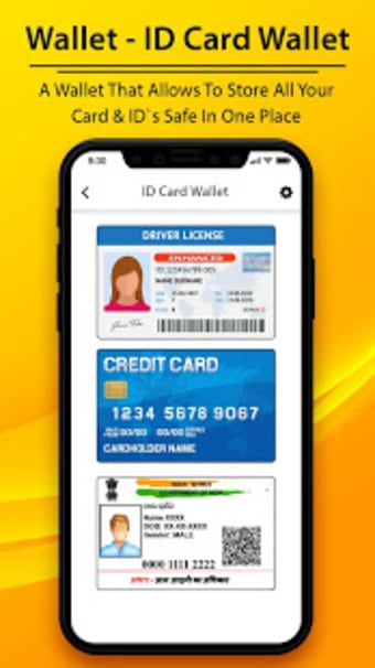 ID Card Wallet - Card Holder Wallet Mobile Wallet