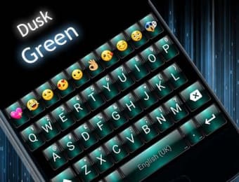 Emoji Keyboard DuskGreen Theme