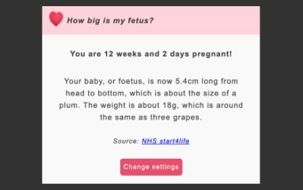 Pregnancy - Fetus Size