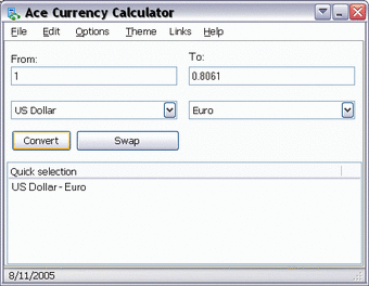 Ace Currency Calculator