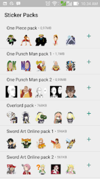Anime Stickers Pack