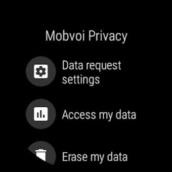 Mobvoi Privacy
