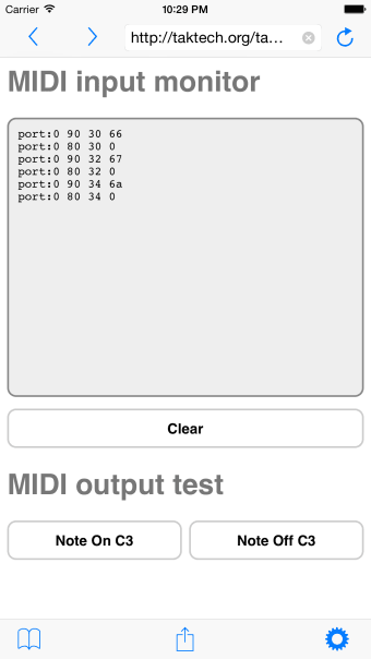 Web MIDI Browser