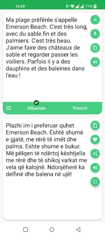 Albanian - French Translator
