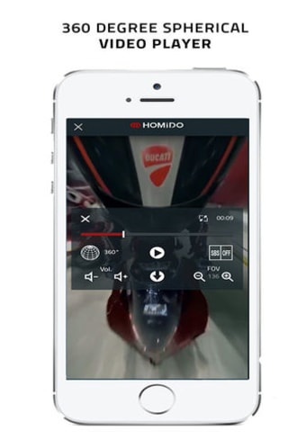 Homido 360 VR player