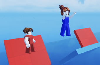 2 Player Red and Blue Obby