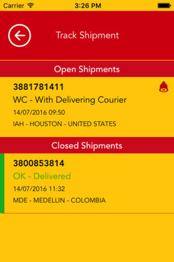 Shipment Mobile