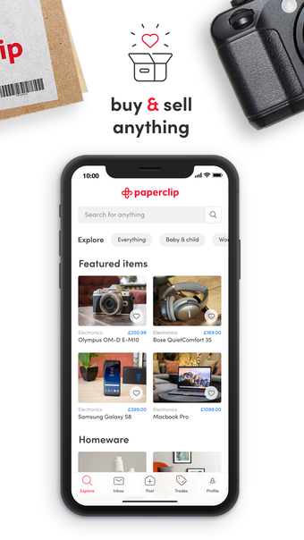 Paperclip: buy  sell anything