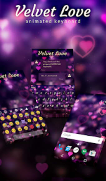 Velvet Love Animated Keyboard