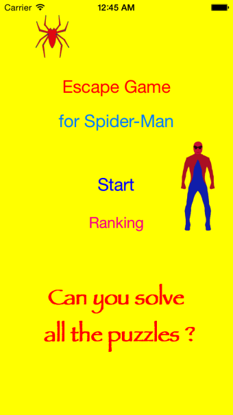 Escape Games for Spider-Man