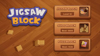 Jigsaw Wood Block Puzzle
