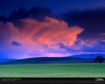 National Geographic Sunset Thunderstorm Wallpaper