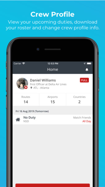 RosterBuster Airline Crew App