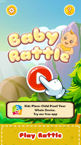 Baby Rattle Toy + Child Lock