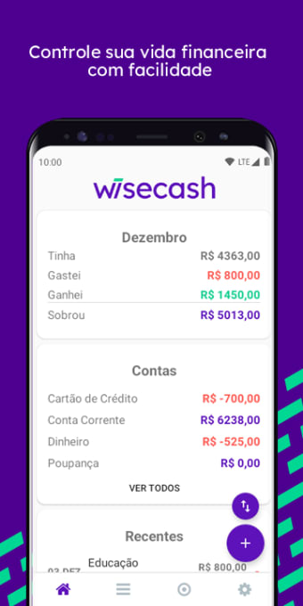 Wisecash - Controle Financeiro