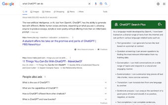 ChatGPT Search Plus