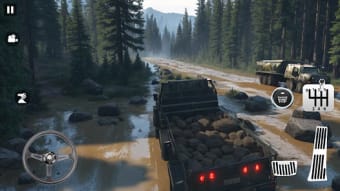 Mud Truck Offroad Runner Game