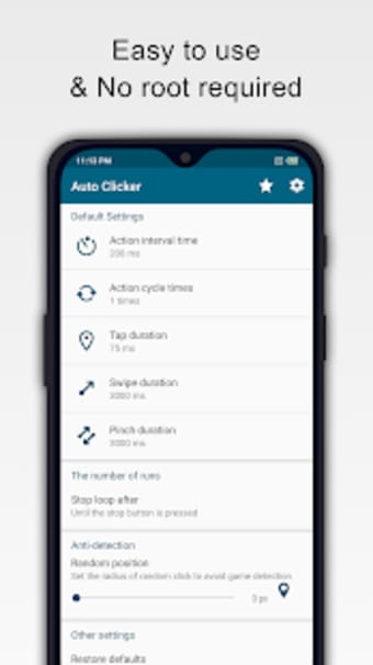 Auto Clicker - Tapping : More click gestures