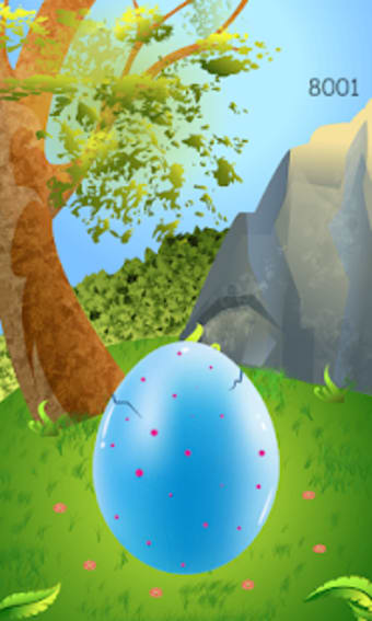 Blue Egg - who is inside  Try to break the egg