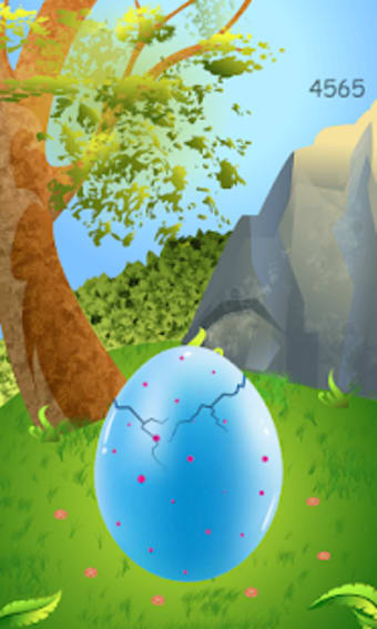 Blue Egg - who is inside  Try to break the egg