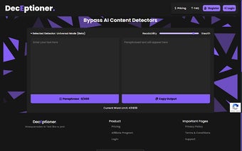DecEptioner- Masquerades AI Text Like A Pro!