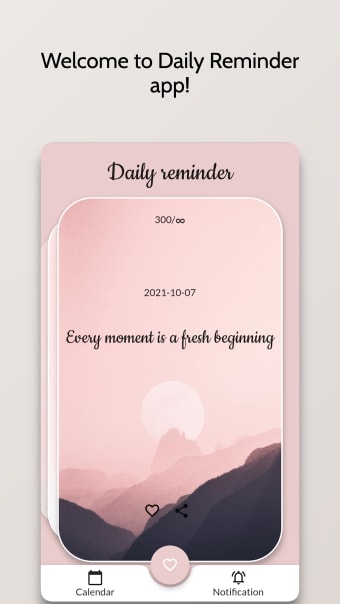 Daily Reminder - Happy Mind H