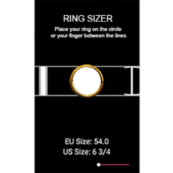 Ring Sizer  Find your ring si
